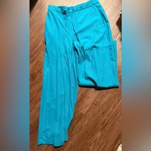 Liverpool Turquoise Drawstring Trousers